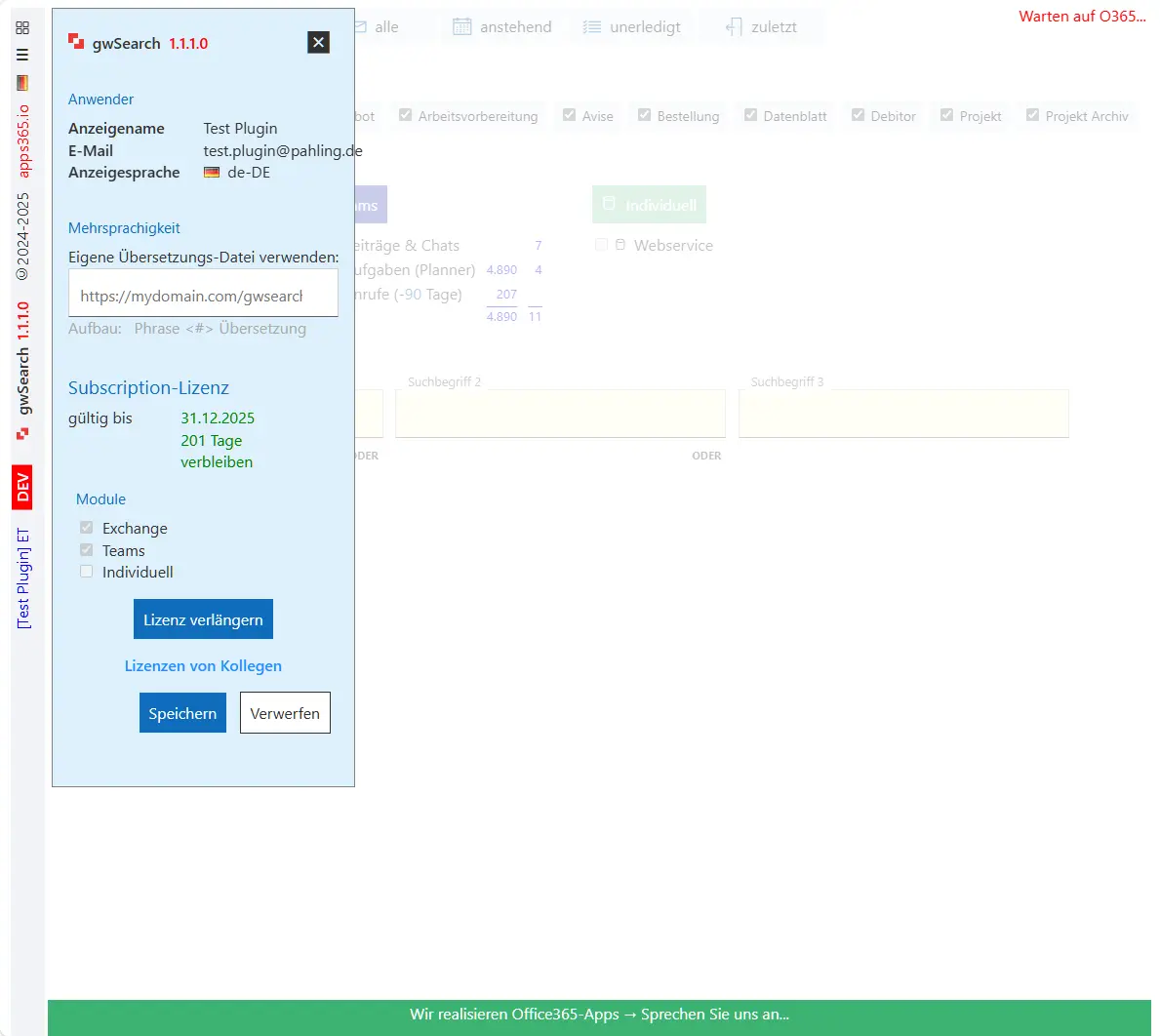 products/gwsearch/screenshots/02-Konfiguration (Allgemein).webp